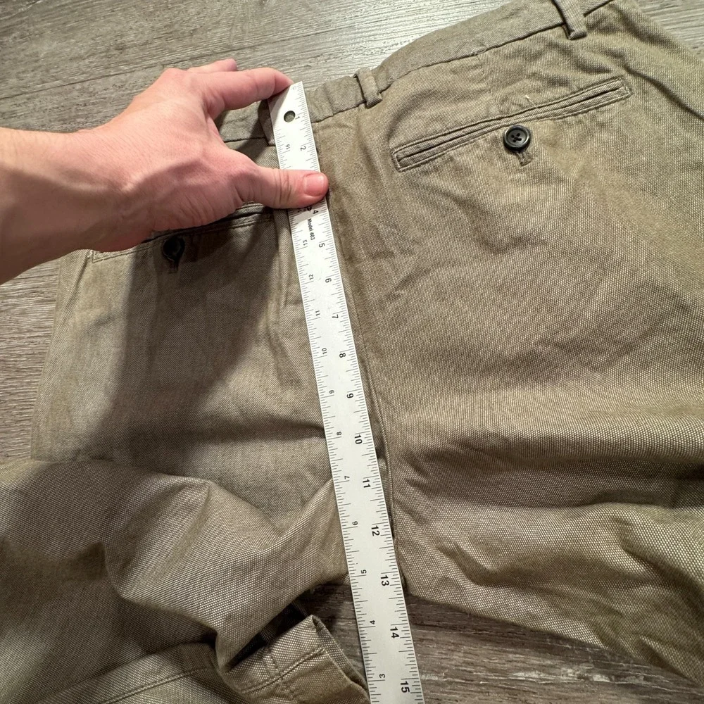 Banana Republic Pants Mens 32 Khaki Aiden‎ Chino Slim Straight Flat Front 32x31